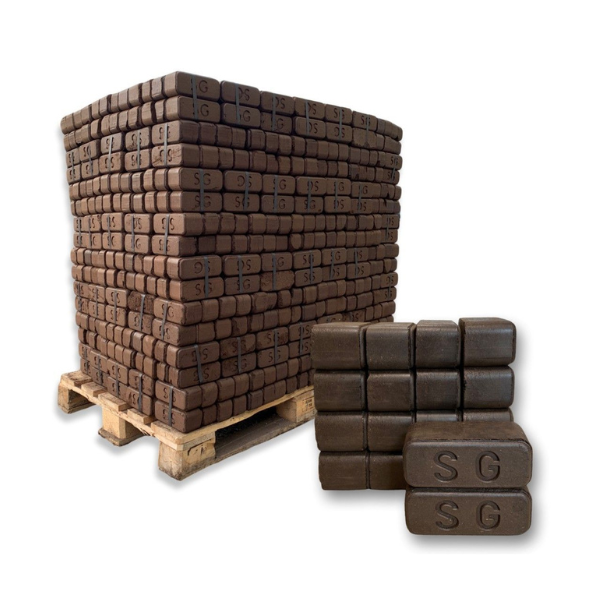 Premium Torfbriketts – 960 kg Palette